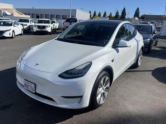 TESLA MODEL Y 2020 5YJYGDEE4LF028366 image